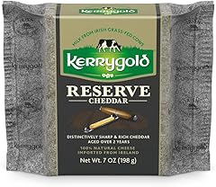 Kerrygold Reserve Cheddar Aged 2 Years, 7 Ounce All-Natural Irish Cheddar Made with Milk from Grass-Fed Cows