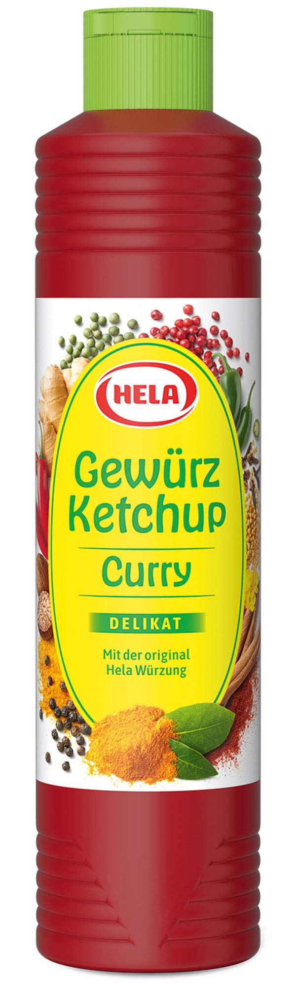 German Hela Delicate (Mild) Spicy Curry Ketchup 1 x 800 ml Buy Online in United Arab Emirates