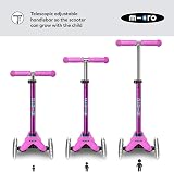 Micro Mini Micro Deluxe LED Scooter Lavender 2-5 Years Lightweight Foldable view 4