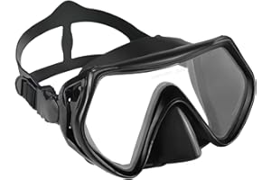 Supertrip Snorkel Mask Adult Swimming Goggles with Nose Cover for Men Women Youth, 180°Clear View Scuba Swim Mask