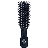 Phillips Brush Light Touch 8-P Petite Travel Hair Brush, 6.5 Inches | Twin Beaded Nylon Bristles Gently Detangle All Hair Types for Daily Styling and Easy Travel