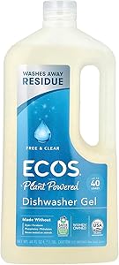 ECOS Free and Clear Automatic Dishwasher Gel, 40 fl oz