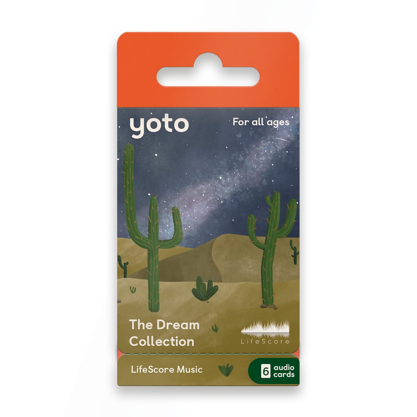 Yoto The Dream Collection by LifeScore – 6 Kids Musical Cards for Use with Yoto Player & Mini Audio Player, Educational Screen-Free Listening with Relaxing Naptime & Bedtime Music for Winding Down