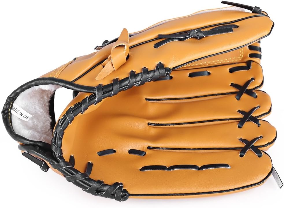 Outdoor Sport Baseball Handschuh Braun Fur Linkshander Softball Handschuh Werfer Krug Ausrustung Fur Fielder 11 5 Amazon De Sport Freizeit