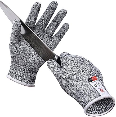 Cut Resistant Gloves,High Performance Protection Palm Grip Food Grade Golovejoy (XL, style 2)