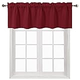 DWCN Blackout Valance for Curtains Rod Pocket