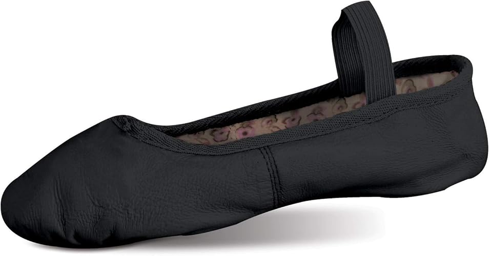 girls black ballet shoes