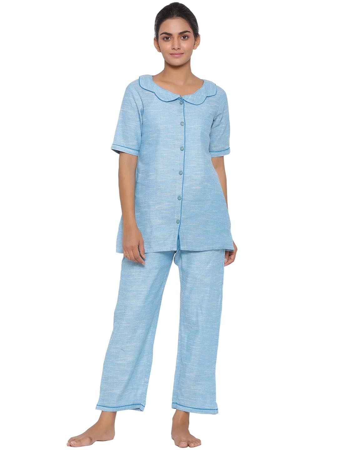 Buy Fabriko Women's Cotton Nightwear Suit(NDA007) at Amazon.in