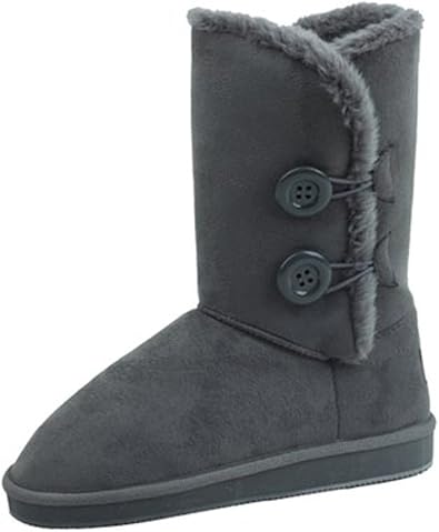 fur lined low boots