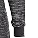 ZZhong Women's Sexy Off Shoulder Blouse Shirt Skull Printed Long Sleeve Tops Dark Grey M