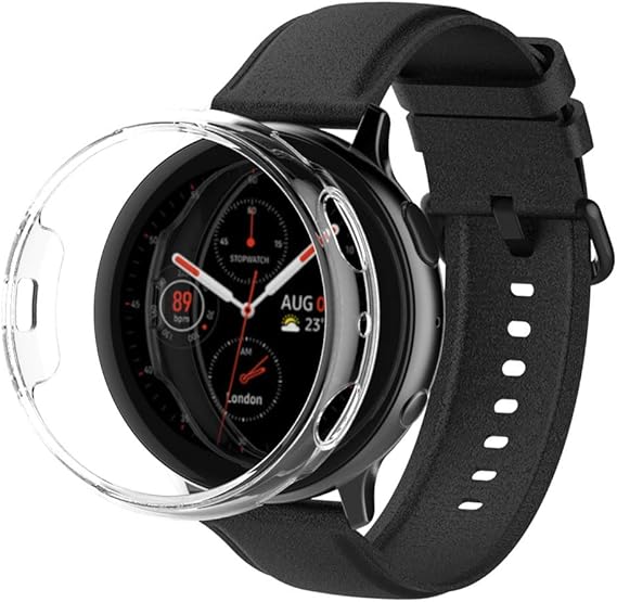 Araree Nu Kin Polycarbonate Case For Samsung Galaxy Watch Active 2 44mm Crystal Clear Case Amazon Ca Cell Phones Accessories