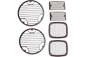 Rugged Ridge Stone Guard Kit for Jeep Wrangler TJ | Billet | 11236.21 | Fits 1997-2006 Jeep Wrangler TJ