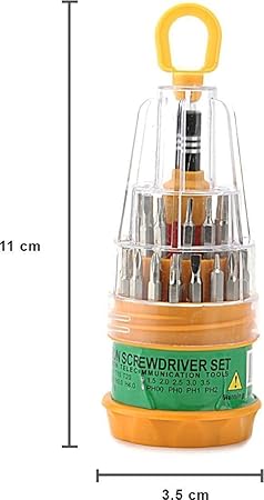 A&T Magnetic Screwdriver 31 in 1 Repairing Tool Set Kit Replaceable Straight Screw-Driver Multitool Hand Tool