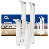 LAVIEAIR Boot Dryer, Shoe Dryer and Glove Dryer with Timer and Fan, White
