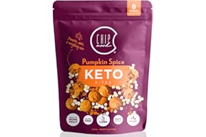 ChipMonk Keto Cookie Bites – Delicious, Low Carb, Diabetic Friendly, 1g Net Carb, Gluten Free, Sugar Free Keto Bites Sweetened with Allulose & Monk Fruit (Pumpkin Spice, 1 Pouch (8 Bites))