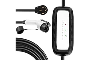AplysiaTech Level 2 EV Charger,Max 48 Amp and 11.52KW EVSE,SAE J1772 Charger with NEMA14-50P,Home Electric Vehicle Charger with 21 ft Charging Cable