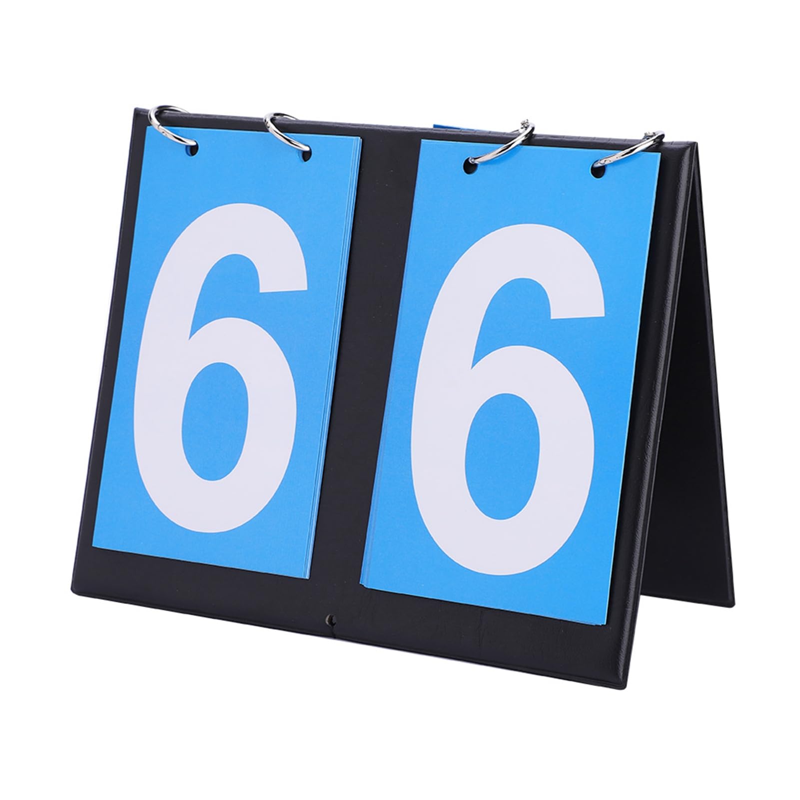 flexman Scoreboard Score Keeper, Waterproof Portable Scoreboard Flipper, Table Tennis Scoreboards for Sports, Soccer, Basketball, Baseball (marcador de dos dígitos)