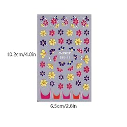 Flower Daisy Nail Stickers Summer Flowers Nail Art