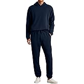 JMIERR Mens Textured Track Suits 2 Piece Set with Hoodie Sweatshirt and Sweatpants 2025 Casual Sweatsuit Set Airport Outfits