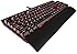 CORSAIR K70 LUX Mechanical Gaming Keyboard - Backlit Red LED - USB Passthrough & Media Controls - Tactile & Clicky - Cherry MX Blue