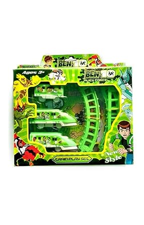 Ben 10 Printed Alien Force Train Set with Track and Battery Operated Function