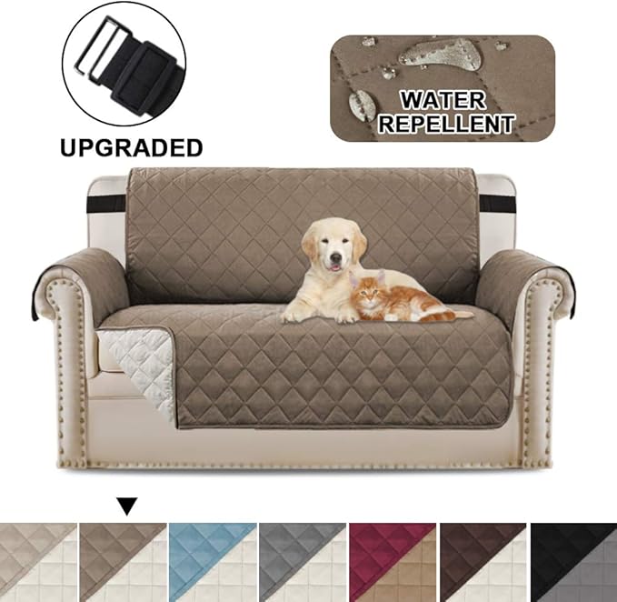 BellaHills Waterproof Sofa Protectors 2 Seater from Pets/Dogs Couch