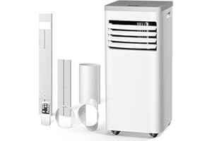 Havato Portable Air Conditioner 8,000 BTU, 3-in-1 AC Unit with Cooling Fan Dehumidifier for Cools up to 350 sq. ft, 24H Timer