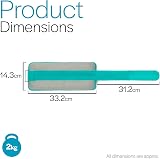 Core Balance Ankle and Wrist Weights 2kg Teal Set of 2 Adjustable Neoprene view 6