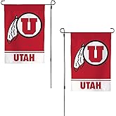 Desert Cactus University of Utah UU Garden Flag – 19 x 12 inch Utah Utes Banner, For Outdoor Display and Events (Design A)