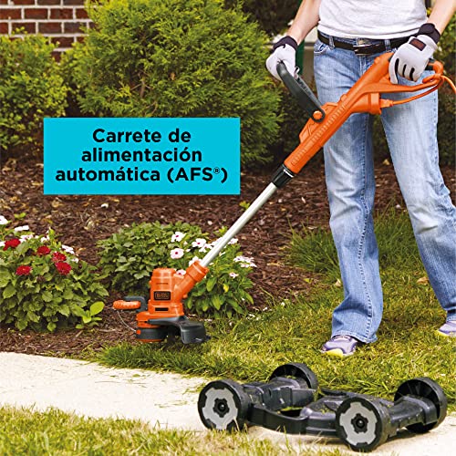 BLACK+DECKER 3in1 String Trimmer/Edger & Lawn Mower, 6.5Amp, 12Inch