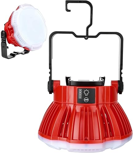 Adisipsoarin 2400LM LED Camping Lantern for Milwaukee m18 Battery