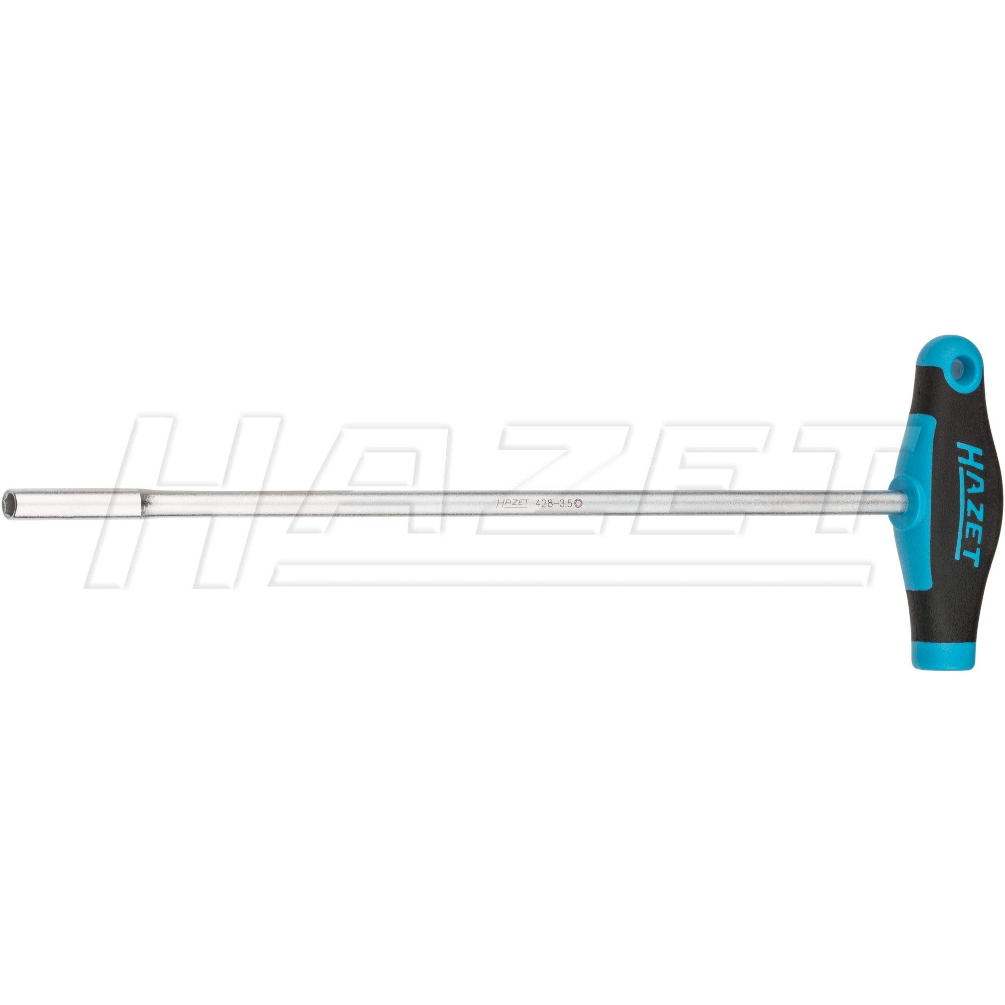 Hazet Radar Head Socket Spanner (Hexagonal Socket Spanner with T-Handle, Short Version) 428-3.5