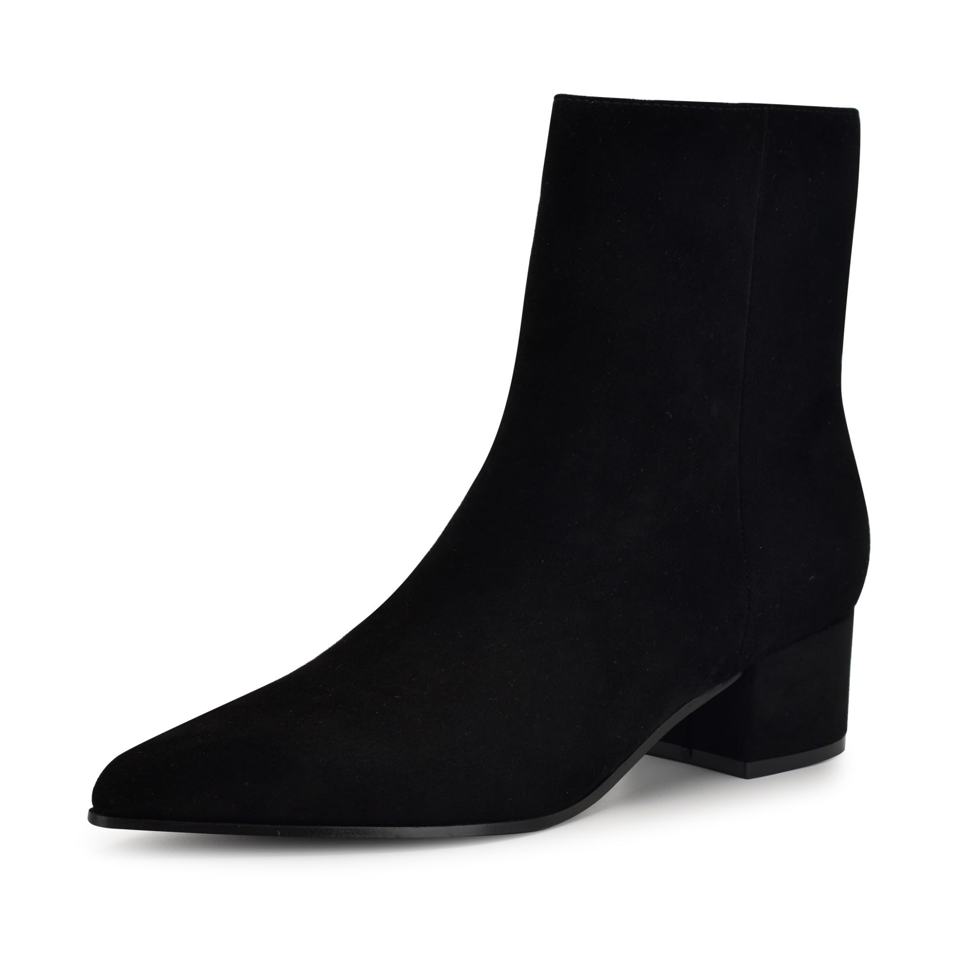 Nine West Women’s Maribu Bootie, Black Suede 001, 9