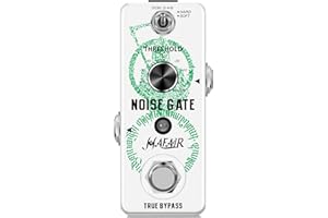 HAFAIR Noise Gate Pedal for Electric Guitar, 2 Modes Effectively Cuts Out Noise Generated By High Gain Effects, Make The Tone Cleaner and Natural