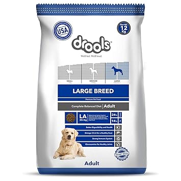 Drools Large Breed Adult, Premium Dog Food, 12kg