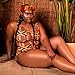 Malloom Women's Plus Size Geometric Printing One Piece Bikini Monokini Swimwear (XXXL)