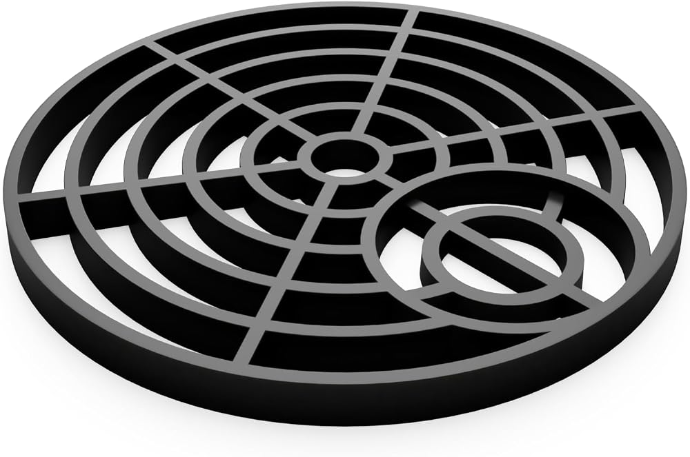 QUERGO Round Drain Cover 150mm 6 Outdoor Plastic Drain Cover