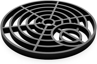 QUERGO Round Drain Cover 150mm 6 Outdoor Plastic Drain Cover