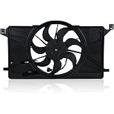 Radiator Cooling Fan Assembly Compatible with Ford Focus 2012-2017 2.0L | Radiator AC Condenser Cooling Fan Control Module (TYC622800, 674-01053, 622800)