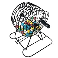 Yuanhe Deluxe Bingo Games Set - Metal Cage with