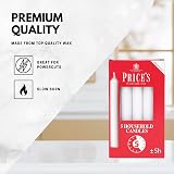 Price's Unscented Household Candles 5 Pack 5 Hour Burn Premium White Wax view 4