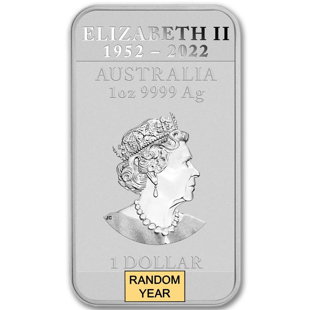 2018 - Present (Random Year) P Lot of (20) 1 oz Australia Dragon Silver Rectangular Bar Coins Brilliant Uncirculated with Certificates of Authenticity $1 Seller BU