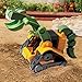 Educational Insights Dino Construction Company - Wrecker The T-Rex Skid Loader, Ages 3 and Up