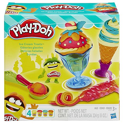 PD Play Doh Ice Cream Treats Set + Play Doh Confetti Compound