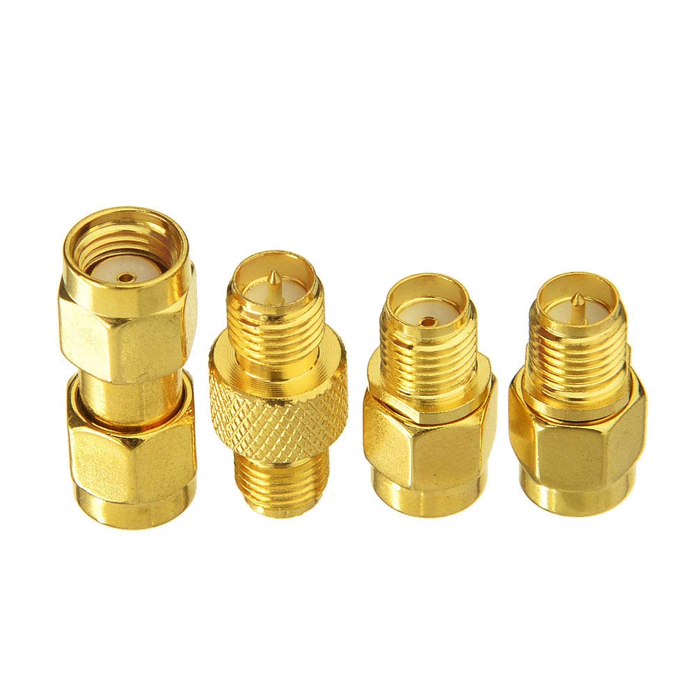 Photo 1 of Superbat SMA Female/Male to RP-SMA Female/Male RF Coaxial Coax Adapter Connector Kit