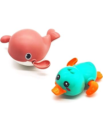 Gizmovine Jouet De Bain Jouet Bain Bebe Canard Douche De Canard Et Coquetier En Plastique Pour Jouer Dans Le Bain Badiner Jeux De Bain Pour Jouets De Bain Baignoire Piscine Garcon Fille Des 6 Mois