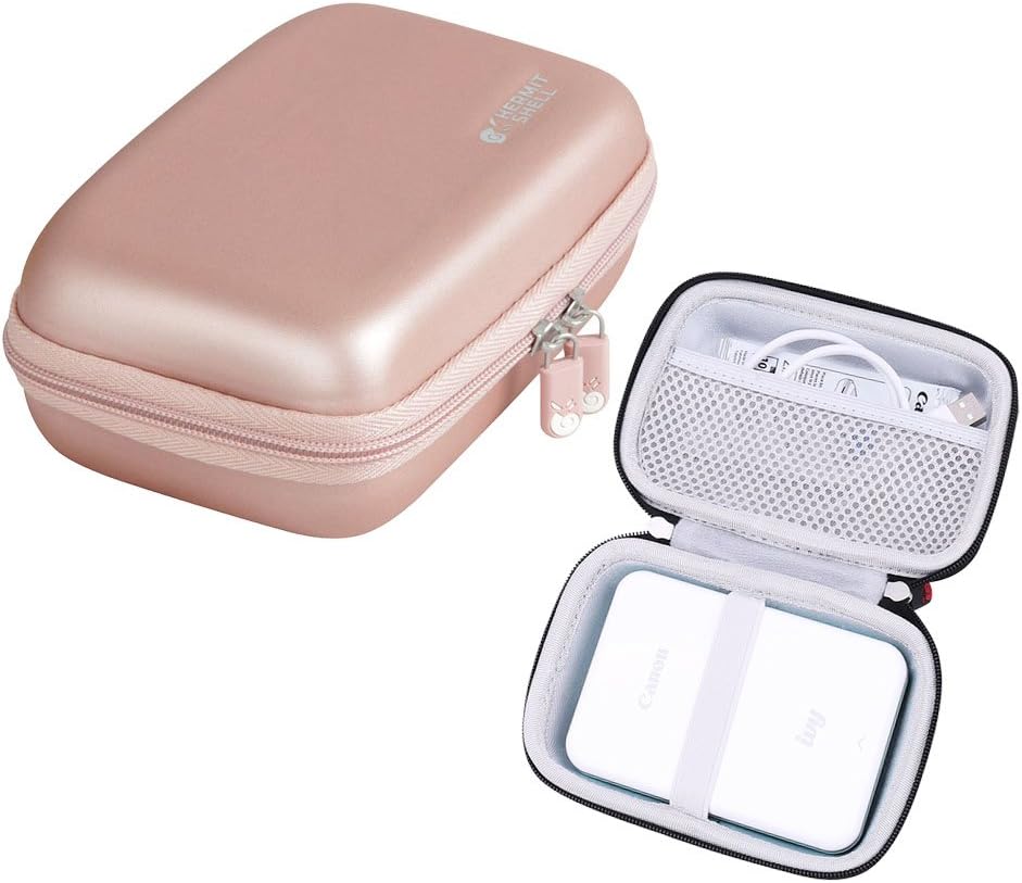 Hard Eva Travel Case for Canon Zoemini Photo Printer by Hermitshell (Rose Gold), 14.3*7.9*4.3