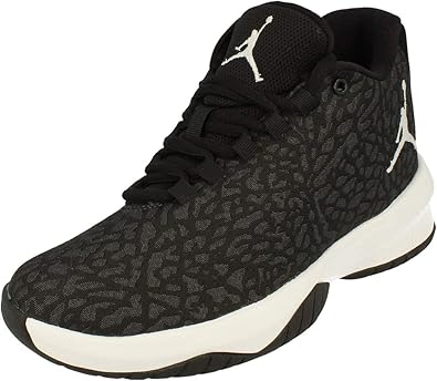 jordan b fly black and white