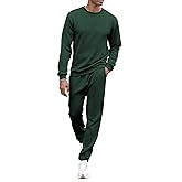 Babioboa Men's Tracksuit Knit Jacquard 2 Piece Long Sleeve Pullover Jogging Tracksuit Athletic running Casual Sportswear