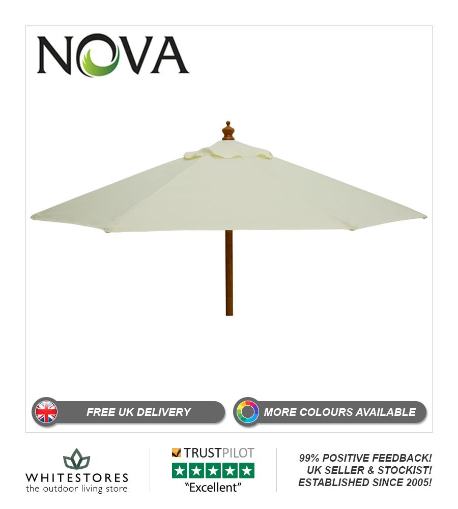 Buy Nova Outdoor Living Garden Parasol Hardwood Wooden Outdoor Patio